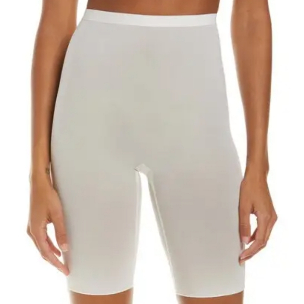SKIMS sheer sculpt shorts in Marble